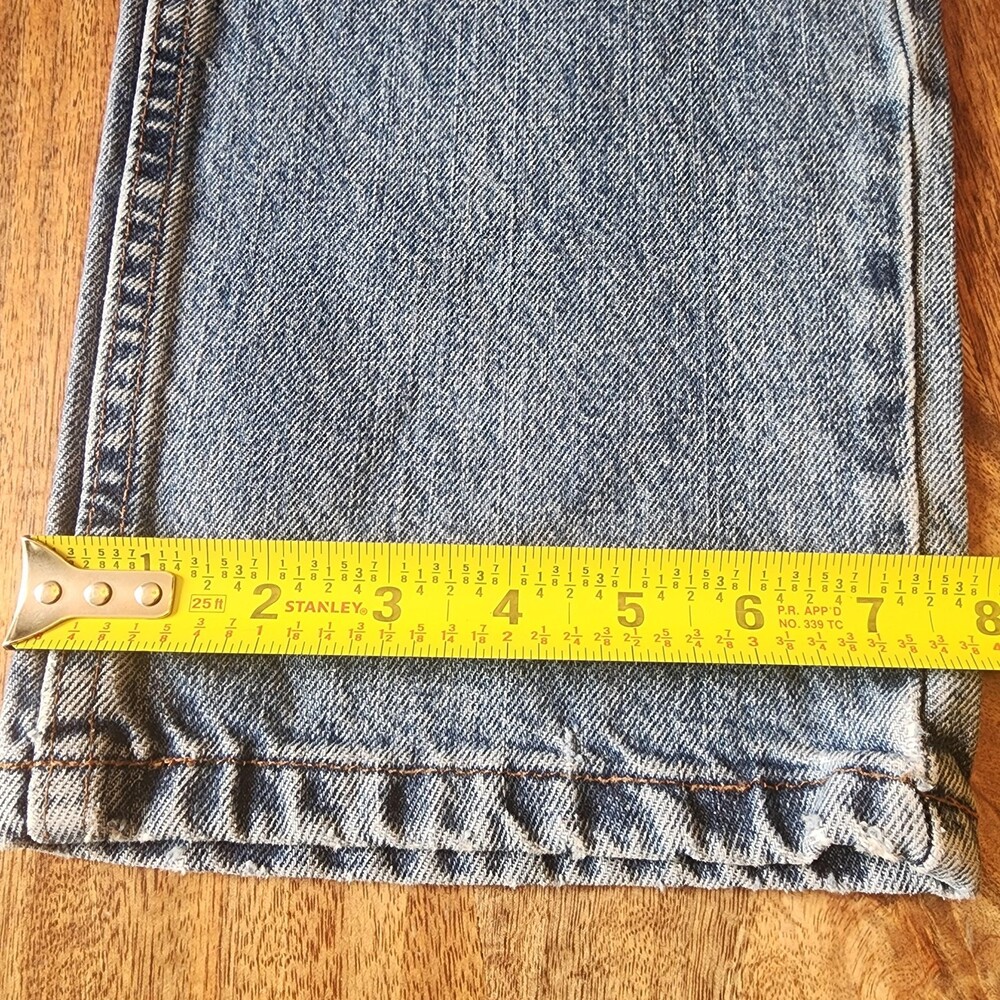 Harley-Davidson Jeans Womens 6 Petite Blue Medium Wash High Rise Straight Denim - Picture 14 of 14